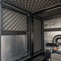 Groupe électrogène diesel silencieux de type canopy de 100 kW pour alimentation de secours d'urgence, triphasé 400 V 50 Hz