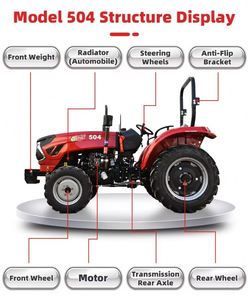 Trang trại sử dụng nông nghiệp 50hp mini với máy kéo đĩa cày - Product Image 5