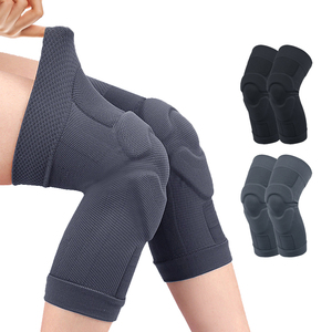 Genouillères de protection sportive respirantes anti-collision pour hommes, pour la course, le volleyball, la rééducation et le soulagement de la douleur, en nylon - Product Image 1