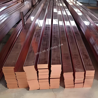 Barre plate en cuivre pur à 99,95 % ASTM C11000 T2 20 mm x 5 mm pour onduleurs et équipements de commutation