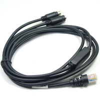 Fabrication de câbles de clavier PS-2 à cale 3A charge rapide tresse ressort en spirale enroulé PS2 Rj45 10p10c Y câble USB 3M code à barres