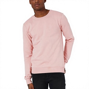 KISSM10 sweat-shirt 100% coton rose pour homme, col rond, tricoté, tissage, taille plus, sweat à capuche, mode hiver - Product Image 2