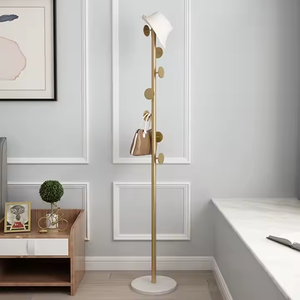 Piso de diseño moderno Mármol Hierro Colgando Ropa Sala de estar Dormitorio Porche Recibir <span class=keywords><strong>Perchero</strong></span> simple - Product Image 4