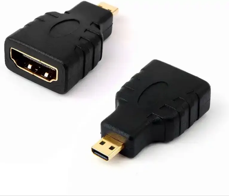 GearIt Micro HDMI Adapter - HDMI Female (Type-A) to Micro HDMI Male (Type-D) Gold Plated Connector Converter Adapter