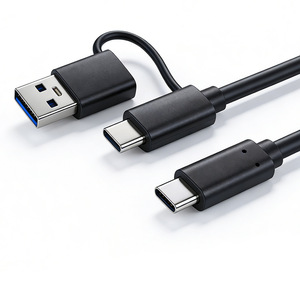 Cavo Dati USB 2-in-1 da USB-A e Type-C a USB-C 10Gbps, Ricarica Rapida PD 60W, Uscita Video 4K60Hz, Cavo USB 3.2 Gen2 Multifunzione - Product Image 5