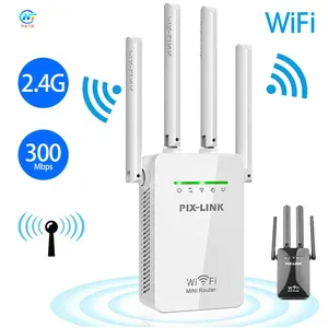 Répéteur/<span class=keywords><strong>Routeur</strong></span>/AP sans fil PIX <span class=keywords><strong>LINK</strong></span> 300 Mbps version globale, couleur blanche, <span class=keywords><strong>routeur</strong></span> Wifi LV-WR09 - Product Image 6