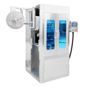 Machine d'étiquetage entièrement automatique / Machine d'étiquetage à vapeur pour bouteilles et canettes en PET avec manchon rétractable - Product Image 1