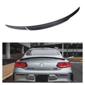 Spoiler Bagasi Belakang Serat Karbon Berkualitas Tinggi Model B untuk Mercedes C205 W205 C Class 2 Pintu - Product Image 1