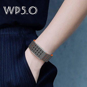 สายรัดข้อมือแบบสปอร์ตสองสี RYB Luxury สำหรับ Whoop 5.0 ONE/MG-<span class=keywords><strong>ECG</strong></span> สายซิลิโคนแม่เหล็ก ระบายอากาศได้ดี - Product Image 4