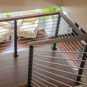 Cable Railing Stainless Steel Cable Railing System Quick Lock Fittings Fast and Easy Stainless steel Rods Railing Installation