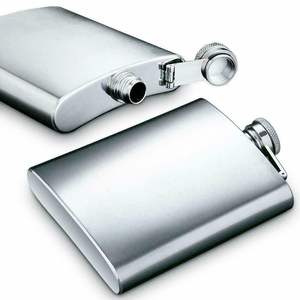 Argent Cuivre Doré Hip Flask Carré Flacon Poche Bouteille Whisky Liqueur Flacon Anti-Fuite Extérieur pour <span class=keywords><strong>Kilbeggan</strong></span> Kilchoman - Product Image 2
