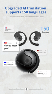 Mini Coconut Ball Device Time Real Translator Voice Ai Earphone Translation Machine Bone Conduction Headphone <strong>Google</strong> Translate - Product Image 2