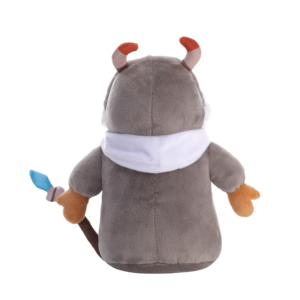 Peluche del Personaggio di Gioco Carino: Bambola Imbottita del Villager Invernale con Corna, Sciarpa e Lancia di Ghiaccio - Morbida Figura di Peluche del Gioco Cartoon, Regalo - Product Image 2