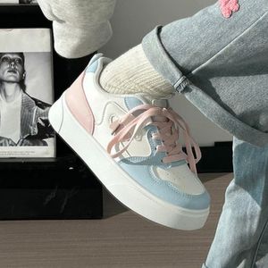 Moda mocassini leggeri rosa blu <span class=keywords><strong>Sneakers</strong></span> Casual stile coreano da <span class=keywords><strong>donna</strong></span> - Product Image 6