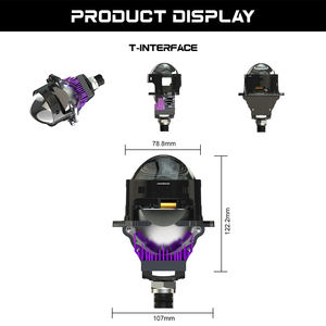 Lente de proyector <span class=keywords><strong>Bi</strong></span> Led de luces blancas de 3,0 pulgadas y 6000K, sistema de iluminación automático, accesorios para coche, lentes de proyector <span class=keywords><strong>Bi</strong></span> Led de alta potencia VAHID - Product Image 6