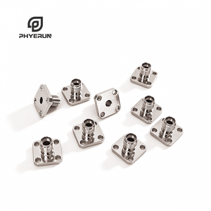 Componentes Mecánicos de Alta Precisión OEM, Placa Base Cuadrada de 4 Orificios para Fibra Óptica, Piezas Torneadas por CNC - Product Image 2