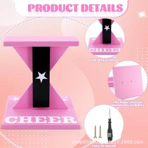 Tabla de Equilibrio de Madera para Yoga y Cheerleading, para Niños y Adultos, Acabado Barnizado Resistente con Diseño de Estrella - Product Image 3