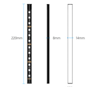 Tira de Iluminación Interior para Coche, Lámpara Ambiental con Control Remoto por Aplicación USB, Múltiples Modos de Bricolaje Debajo del Tablero, Luces Decorativas, 72LED, 48LED