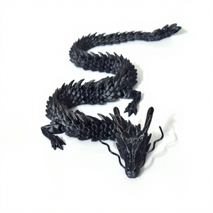 Figura de Dragón Chino Jinccai de 31.5 Pulgadas, Temática Animal, Juguete de Fantasía de Plástico Flexible para Niños Unisex, Hecho en Jiangxi - Product Image 1