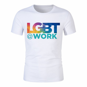 Personalizado al por mayor Arco Iris <span class=keywords><strong>LGBT</strong></span> orgullo <span class=keywords><strong>Camiseta</strong></span> para los hombres - Product Image 4
