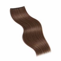 Extensions de cheveux humains 100% naturels Remy bruts, trame en PU, trame invisible nouée à la main, trame bouclée pour femmes, vente en gros pour salons, personnalisable