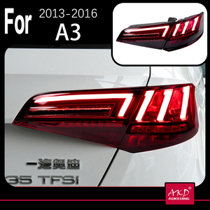 AKD – <span class=keywords><strong>feu</strong></span> arrière à LED pour <span class=keywords><strong>Audi</strong></span> <span class=keywords><strong>A3</strong></span> 2013-2016 S3 Sportback, <span class=keywords><strong>feu</strong></span> arrière DRL, Signal dynamique, accessoires automobiles de recul - Product Image 2
