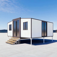 Maison modulaire extensible à double aile de 20 pieds certifiée CE, directement de l'usine, pour le marché européen