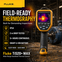   Caméra thermique professionnelle TiS20+ MAX, outil d'inspection infrarouge pour la maintenance électrique et la CVC