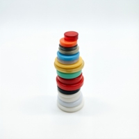 Jetons de backgammon en acrylique en gros, pions de jeu colorés, pièces de jeu d'échecs en plastique, accessoires de jeu de société à bords lisses