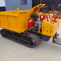 Dumper chenillé articulé Xingzhou 3-5 tonnes, nouveau moteur diesel, chenilles en caoutchouc, mécanisme de levage hydraulique en acier inoxydable pour