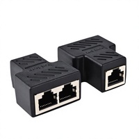 Cable de Red Dr Line RJ45, Conector en T, Divisor Uno a Dos para Redes Informáticas, Hecho en China
