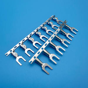 Bloc de bornes de type fourche en Y, 0,4 mm, en laiton étamé, pour câbles de connexion électroniques et électriques - Product Image 3