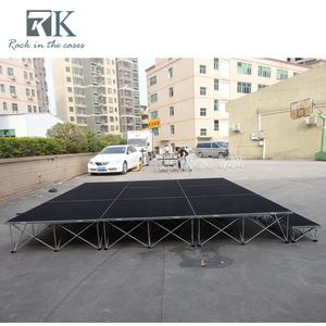Scène de spectacle pliable en aluminium pour groupes musicaux - Plateforme de scène simple en promotion - Product Image 3