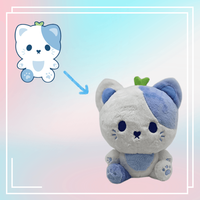 Vente chaude, mignonnes peluches DO001, 6 couleurs, broderie de haute qualité, animaux, chats, peluches personnalisées en polyester, rembourrage en coton PP