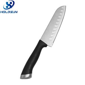 <span class=keywords><strong>Couteau</strong></span> <span class=keywords><strong>de</strong></span> <span class=keywords><strong>chef</strong></span> <span class=keywords><strong>Santoku</strong></span> japonais professionnel <span class=keywords><strong>de</strong></span> 7 pouces en acier inoxydable avec <span class=keywords><strong>couteau</strong></span> <span class=keywords><strong>de</strong></span> cuisine à manche en ABS forgé pour une utilisation au restaurant à domicile - Product Image 3