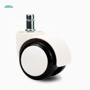 2 Zoll Einsatz schaft Zink legierung Nylon und <span class=keywords><strong>PVC</strong></span> Bürostuhl Lenkräder - Product Image 5