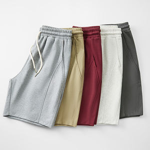 Stretchy Knit Loose Fit 5-Inch <b>Shorts</b> for 2025 Summer Elastic Waist Sporty Casual Style - Product Image 4