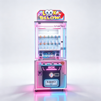 Machine à prix à suspendre commercial, à monnayeur et à code QR, avec jeu d'arcade à boîtes mystères, pour centres commerciaux et lieux de divertissement