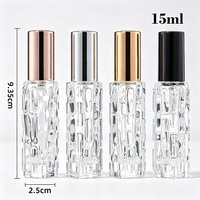 Vente en gros de flacons vaporisateurs de parfum en verre vides, portables, de poche, rechargeables, personnalisés, 10 ml, 15 ml
