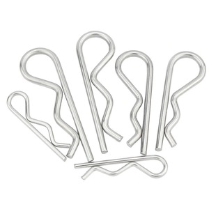 Edelstahl R-Form Clip Rast feder Splitter Traktor Haars chere Känguru Hefter <span class=keywords><strong>Pin</strong></span> Wave R Clip