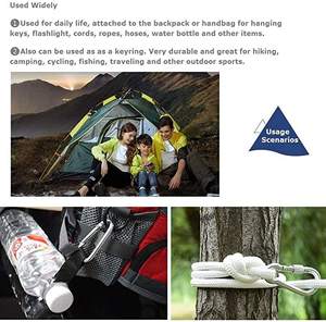 Fabrika yüksek kalite M5-M12 paslanmaz çelik yapış kanca karabina klip vidalı - Product Image 6