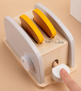 Juguete <span class=keywords><strong>de</strong></span> Madera para Niños, Juego <span class=keywords><strong>de</strong></span> Cocina con Tostadora <span class=keywords><strong>de</strong></span> Juguete, Interacción Padres-Hijos, Máquina para Hacer <span class=keywords><strong>Pan</strong></span> - Product Image 6