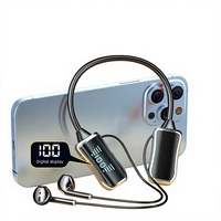 Bandeau de cou intra-auriculaire Cross-XY/060 personnalisé pour écouteurs métalliques avec affichage numérique, idéal pour la course et le karaoké – Vente en gros disponible