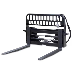Horquillas para Paletas de Montaje Rápido <span class=keywords><strong>Gite</strong></span> para Minicargadoras, Capacidad de Carga de 2000 kg, Horquilla de Posicionamiento Hidráulico, Medidas 100x40x1200 mm, Flujo de Aceite 60 LPM - Product Image 2