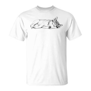 Camiseta con diseño de perro husky siberiano para adultos, unisex, blanca - Product Image 1