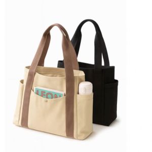 Canvas Tote <b>Bag</b> Custom <b>Large</b> Capacity Women Travel <b>Beach</b> Reusable Shopping Shoulder <b>Bags</b> Everyday Waterproof Summer Autumn - Product Image 5