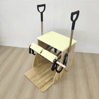Chaise stable en chêne durable et réglable pour des exercices de Pilates efficaces dans les studios, équipement de Pilates Reformer