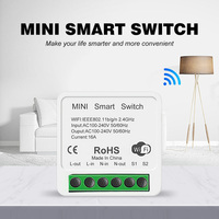 Module d'interrupteur WiFi intelligent Mini 16A 240V pour système domotique, compatible Tuya, disjoncteur dissimulé avec minuterie et commande vocale