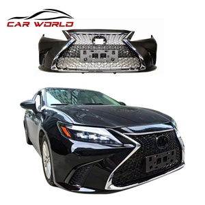2013-2014 for 350/ES300H Front Bumper Upgrade Kit with Tow <b>Hook</b> PP Material Screw-On Installation - Product Image 3