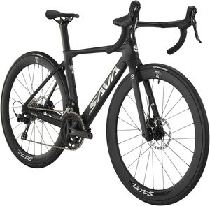 Bicicleta de Carretera de Carbono <span class=keywords><strong>SAVA</strong></span> A7L, Cuadro de Fibra de Carbono, Diseño de Cableado Interno, Bicicleta de Alta Gama para Hombre y Mujer con Grupo de 24 Velocidades R7100 - Product Image 1